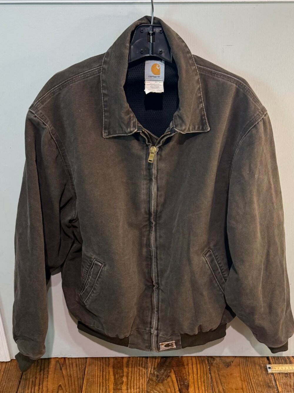 Vintage Carhartt Jacket J102 TMB Men Size Large Faded Timber Brown Santa Fe RARE